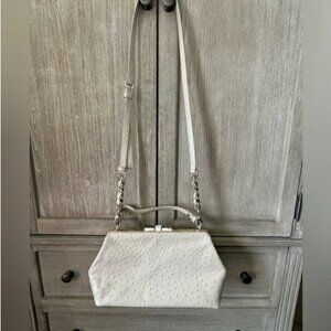 Kate Spade Ostrich Crossbody - Cream/Beige